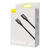 Kabel Baseus CATYS-B01 USB-C - USB-C PD QC FCP 100W 5A 480Mb/s 1m - czarny